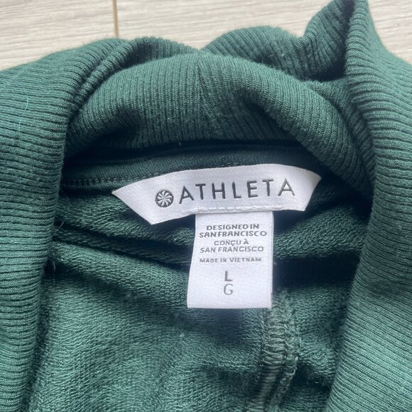 Athleta Dark Green Open Cardigan - Picture 2 of 4